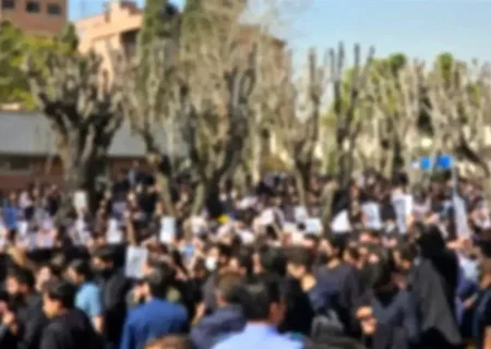 بررسی سهم محتوای مربوط به «واکنش افکار عمومی به تجمع دانشجویان در دانشگاه‌ها»