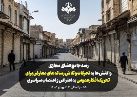 واکنش افکارعمومی پیرامون تلاش رسانه های معارض برای تحریک افکارعمومی به اعتراض و اعتصاب سراسری