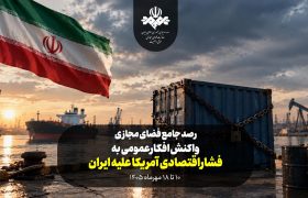 واکنش افکارعمومی به فشار اقتصادی آمریکا علیه ایران